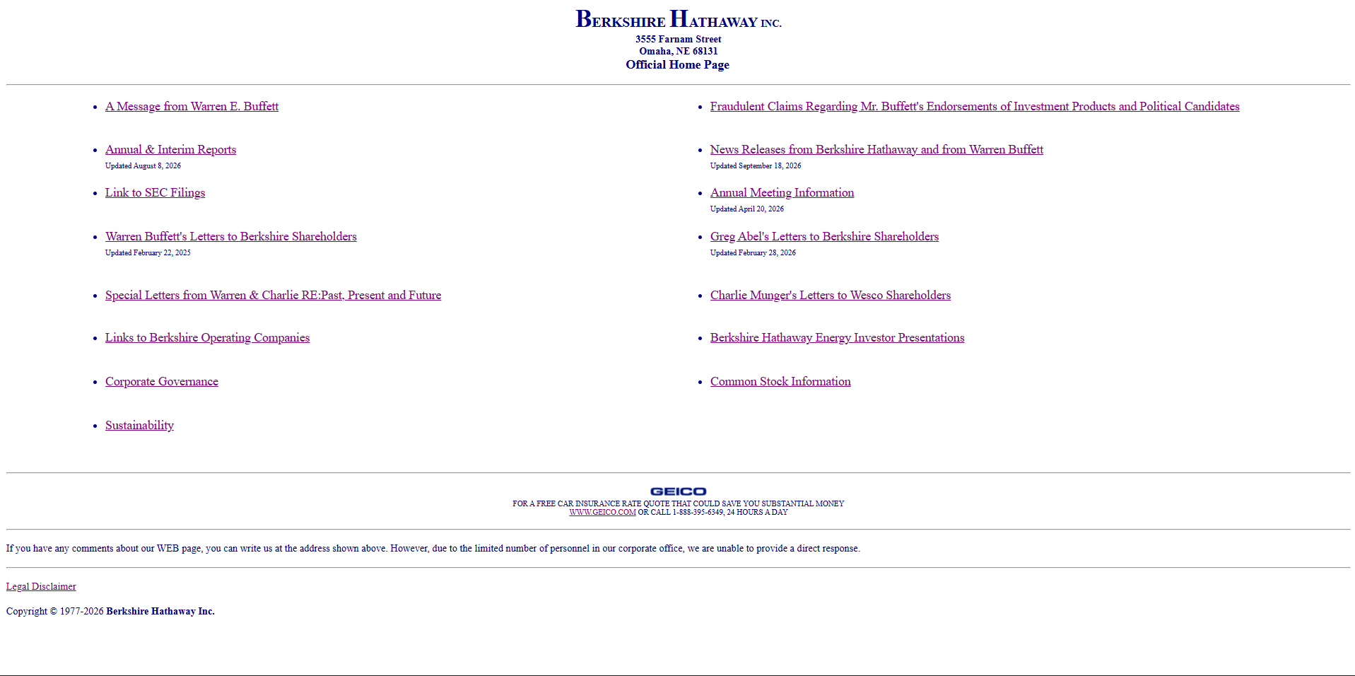 Berkshire Hathaway wordmark from the portfolio research project